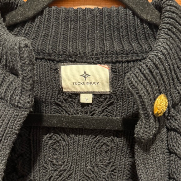 Tuckernuck Colette Cardigan, black, like new - Picture 6 of 6